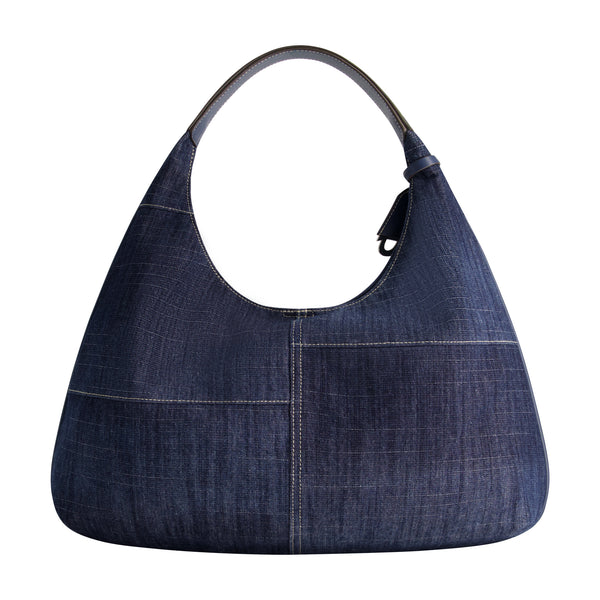 Concept One True Religion Retro Logo Denim Hobo Bag