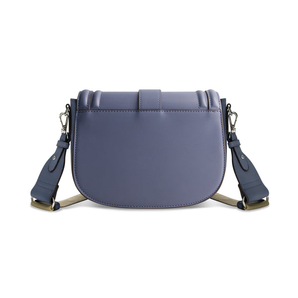 Concept One True Religion Saddle Bag With Gold Hardware Blue