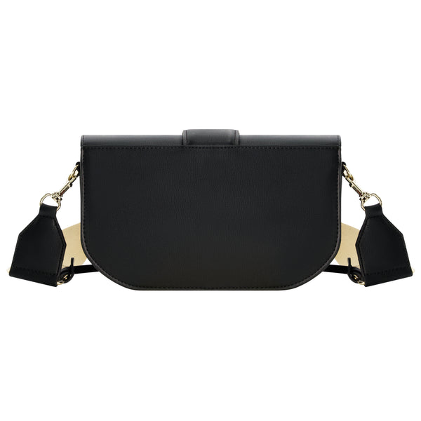 Concept One True Religion Shoulder Bag With Signature Logo Accent BLACK