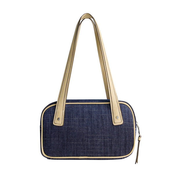 Concept One True Religion Small Denim Bowling Satchel