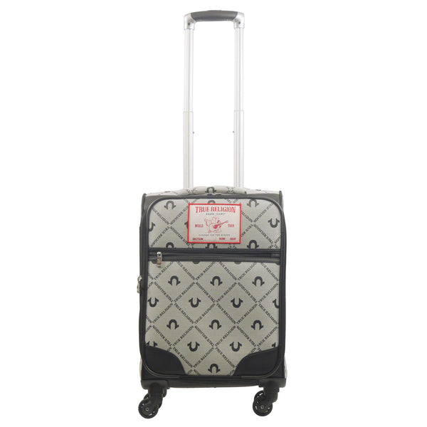 Concept One True Religion Soft Sided 23" Expandable Spinner Luggage BLACK