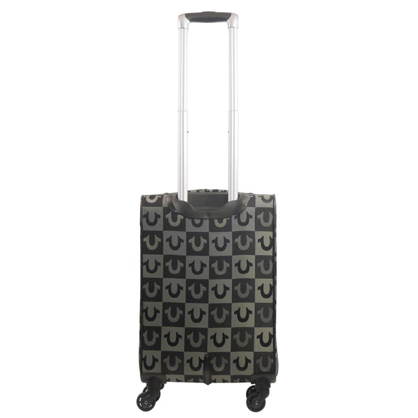 Concept One True Religion Soft Sided 23" Expandable Spinner Luggage BLACK