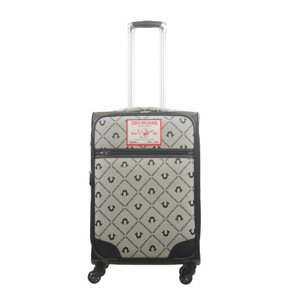 Concept One True Religion Soft Sided 27" Expandable Spinner Luggage BLACK