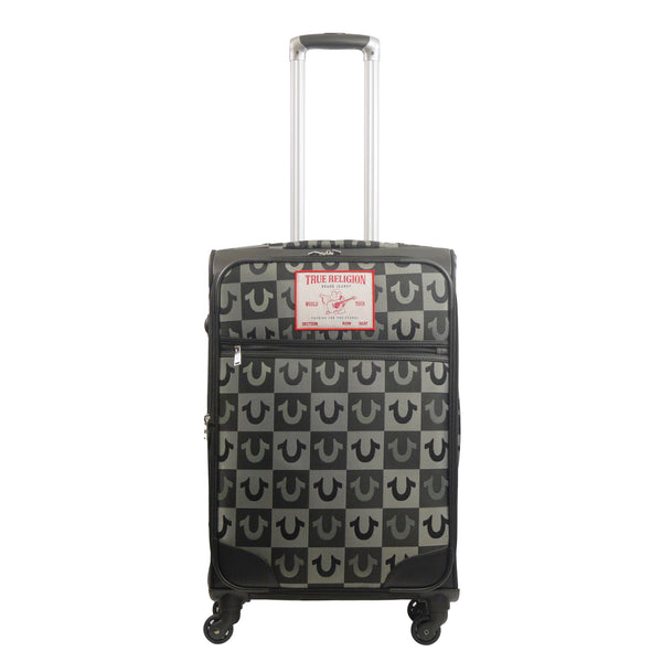 Concept One True Religion Soft Sided 27" Expandable Spinner Luggage BLACK