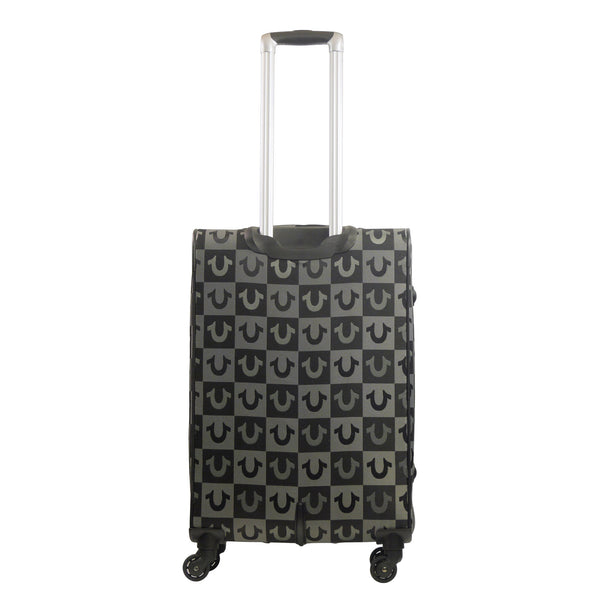 Concept One True Religion Soft Sided 27" Expandable Spinner Luggage BLACK