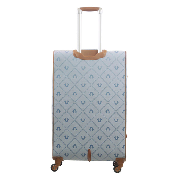 Concept One True Religion Soft Sided 31" Expandable Spinner Luggage DENIM