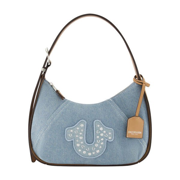 concept one True Religion Strudded logo Denim Hobo Light Blue