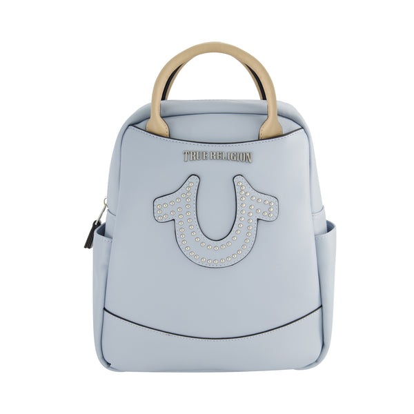 concept one True Religion Studded Horseshoe Mini Backpack Blue