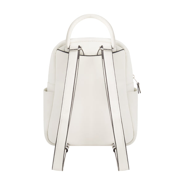 Concept One True Religion Studded Horseshoe Mini Backpack White