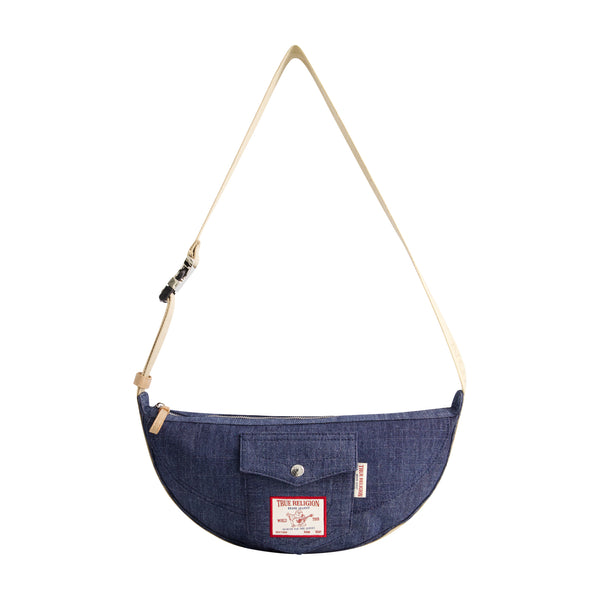 Concept One True Religion Washed Denim Hobo Dark Denim