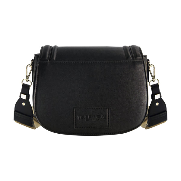 Concept One True Religion Women's Crossbody Bag With Branded Logo Detail BLACK