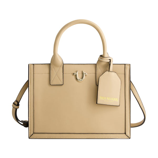 Concept One True Religion Women's Modern Edge Medium Tote Camel