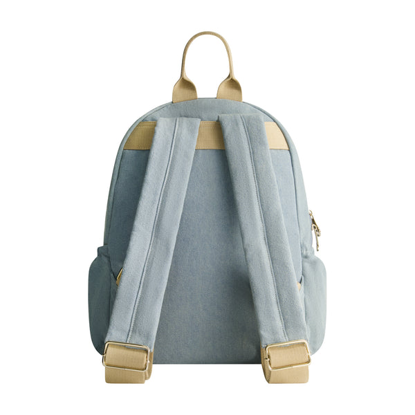 Concept One True Religion Zip Pocket Denim Horseshoe Backpack