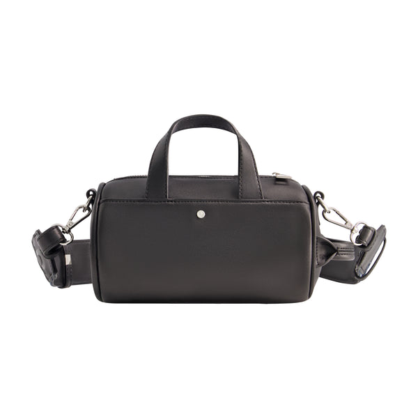 Concept One True Religion Zip Top Mini Duffle Handbag Black