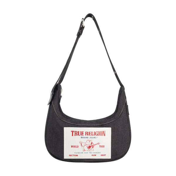 concept one True Religions Buddha pocket denim hobo Black