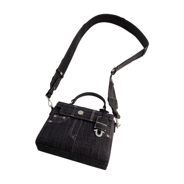 Concept One True Religions Jean Pocket Mini Flap BLACK