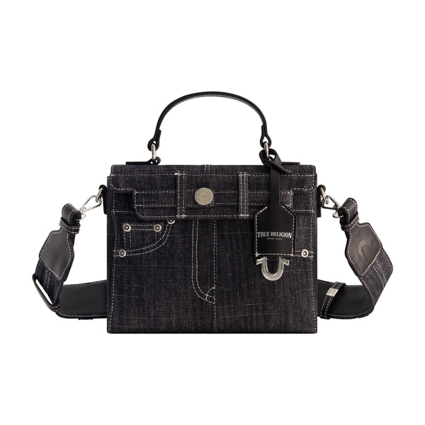 concept one True Religions Jean Pocket Mini Flap BLACK