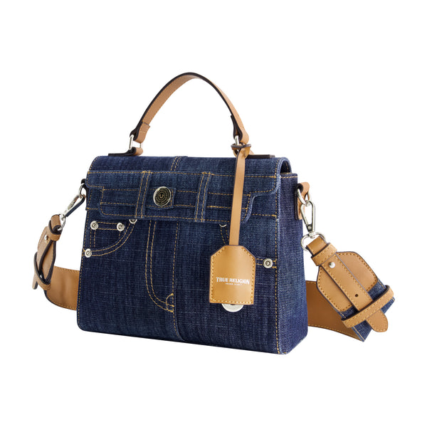 Concept One True Religions Jean Pocket Mini Flap DARK NAVY