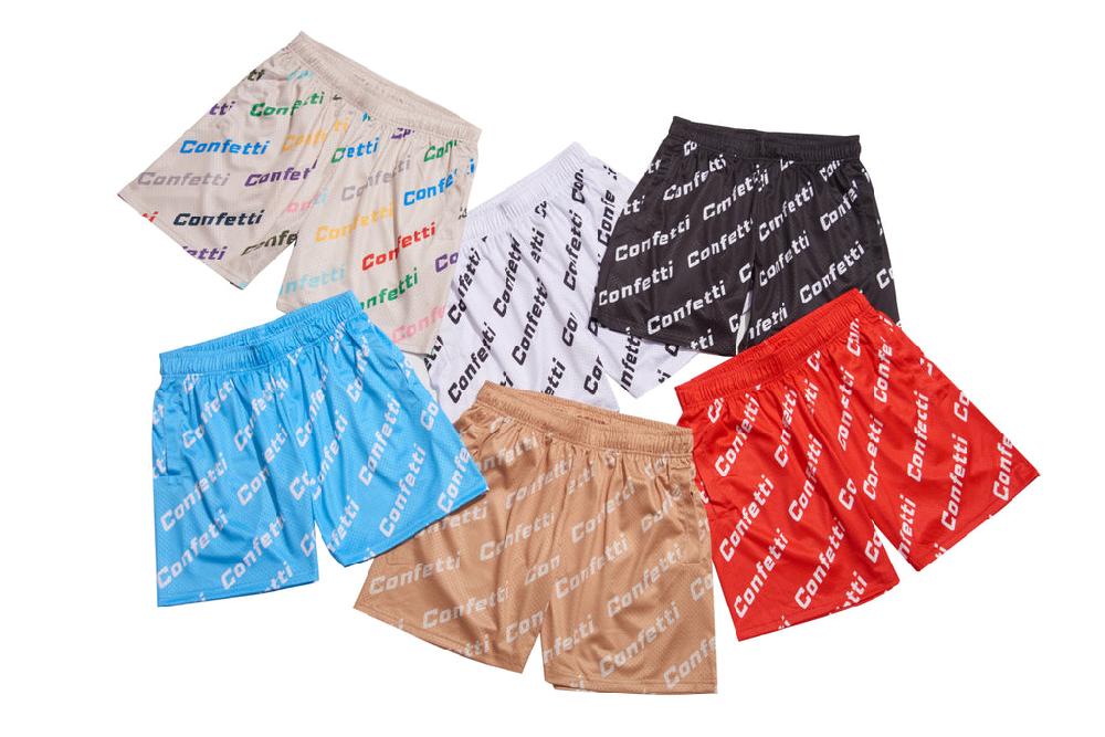 confetti Confetti BasketBall Shorts