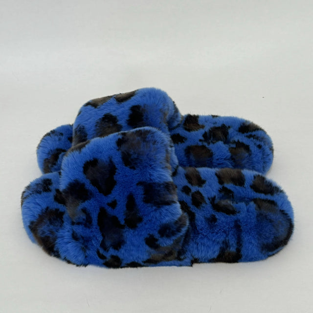Confetti Confetti Cheetah Fur Slippers (3 Colors)
