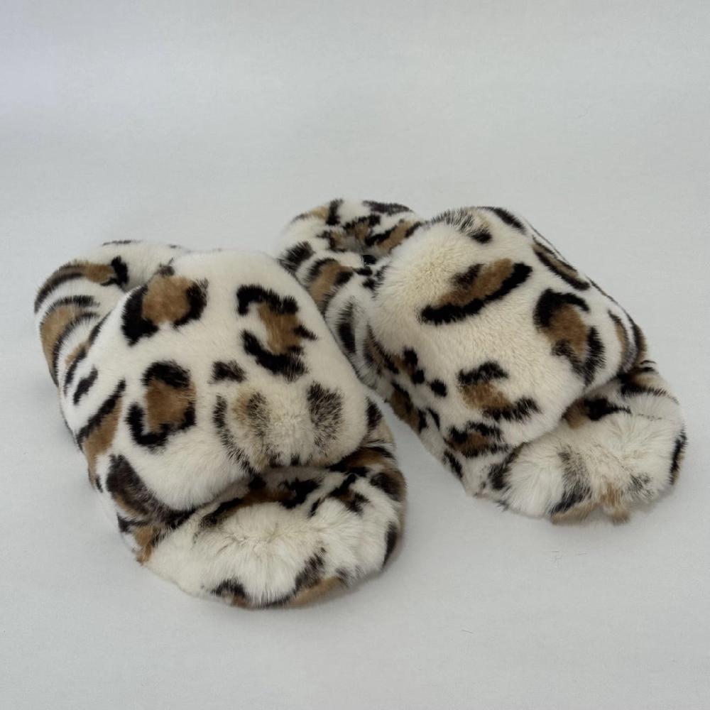 confetti Confetti Cheetah Fur Slippers (3 colors)