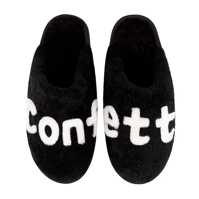 Confetti Confetti Lamb Logo Slippers Look