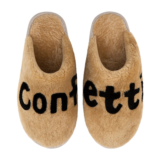 Confetti Confetti Lamb Logo Slippers Look