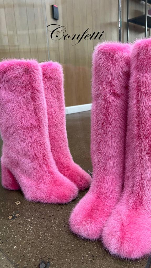 confetti Confetti Mink Booties