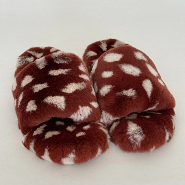 Confetti Confetti Spotted Fur Slippers