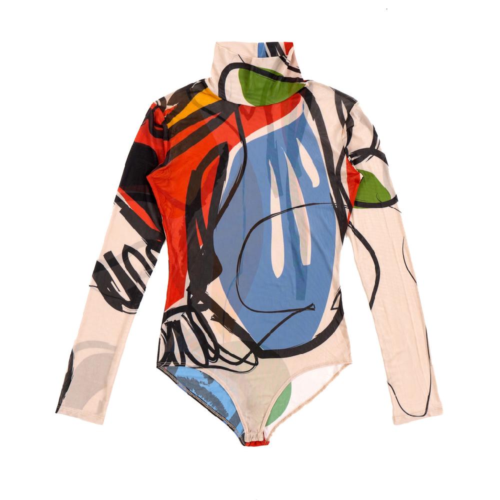 confetti Mona mesh bodysuit