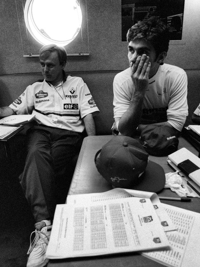 Connolly Ayrton Senna And Damon Hill By Jon Nicholson