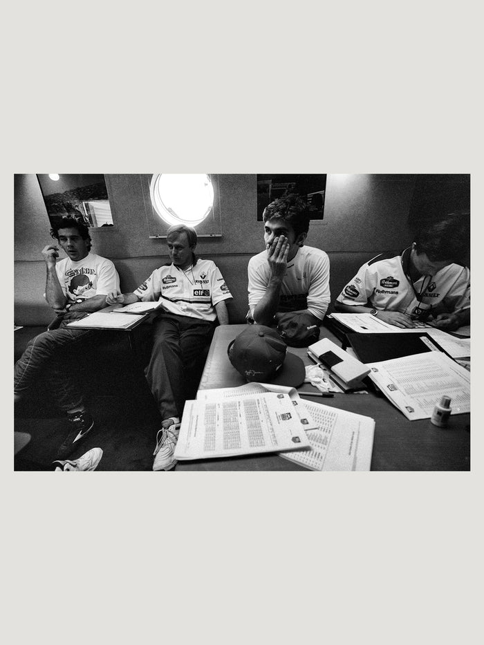 connolly Ayrton Senna and Damon Hill by Jon Nicholson