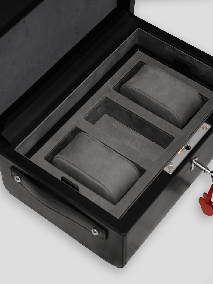 Connolly Black Nomadic Chest With Silver Studs 1904