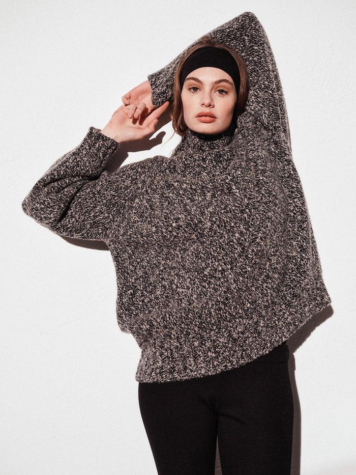 Connolly Black/Ecru Oversized Chunky Knit
