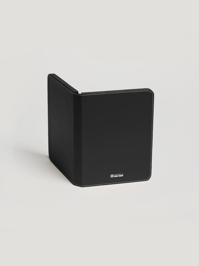 Connolly Black Leather Double Photo Frame