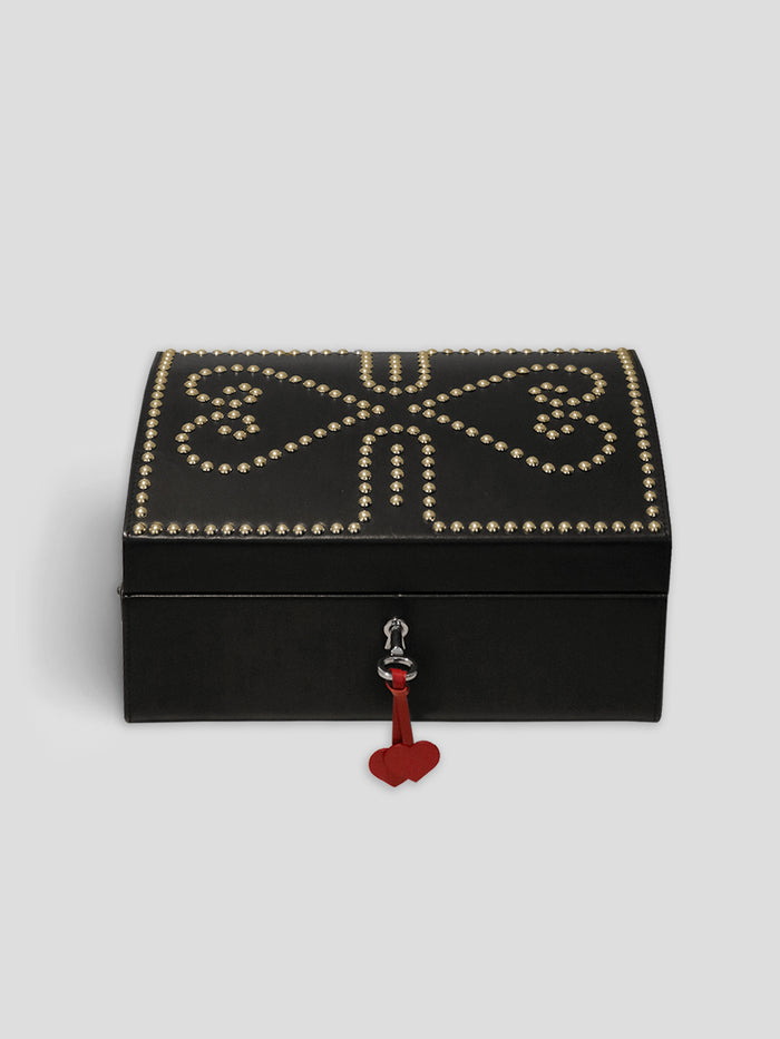 Connolly Black Nomadic Chest With Gold Studs 1904