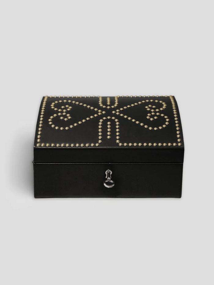connolly Black Nomadic Chest with Gold Studs 1904