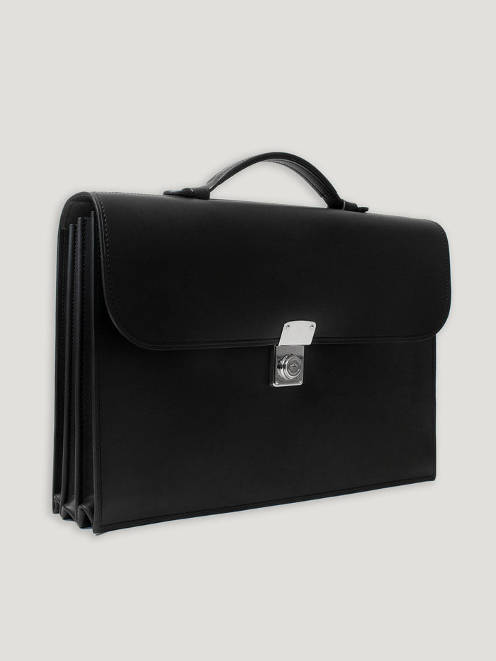 Connolly Black Slim Briefcase 1904