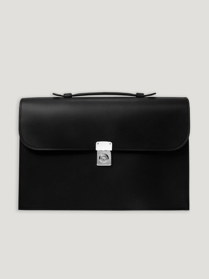 connolly Black Slim Briefcase 1904