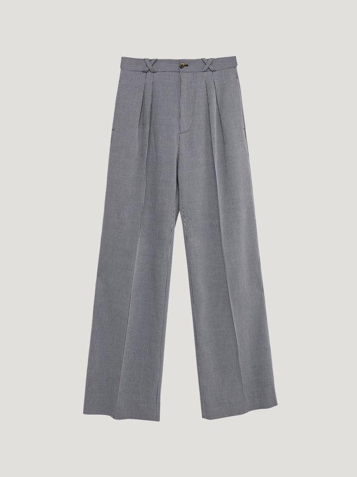 Connolly Blue Oxford Bag Trousers