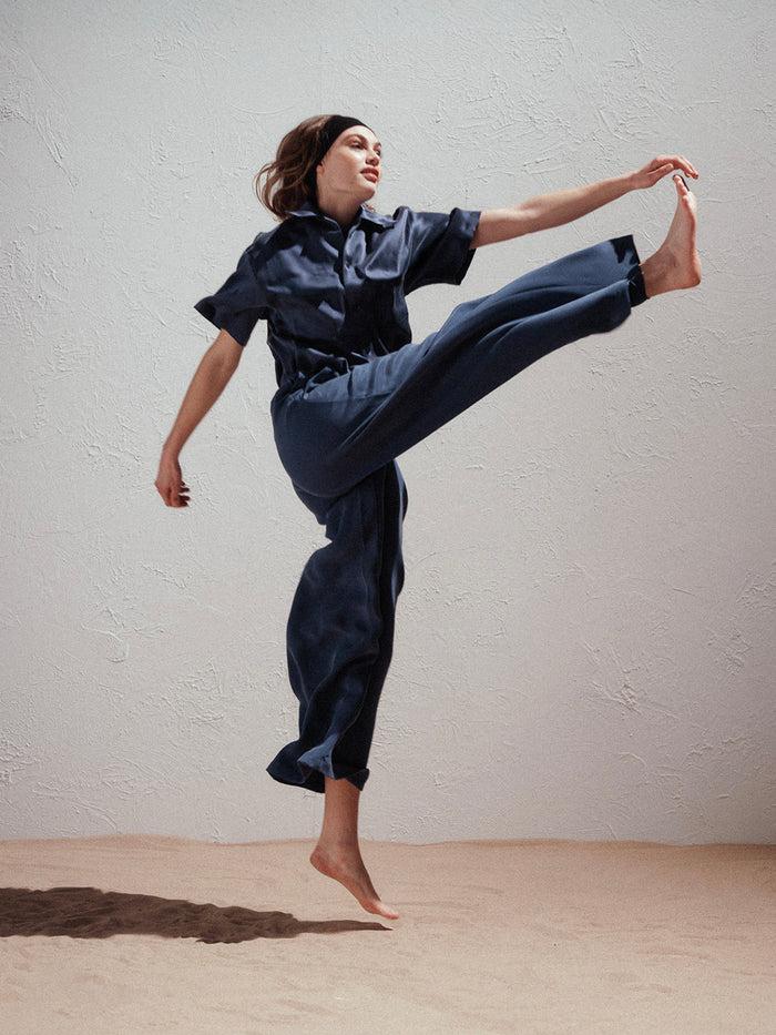 connolly Blue Palazzo Pants