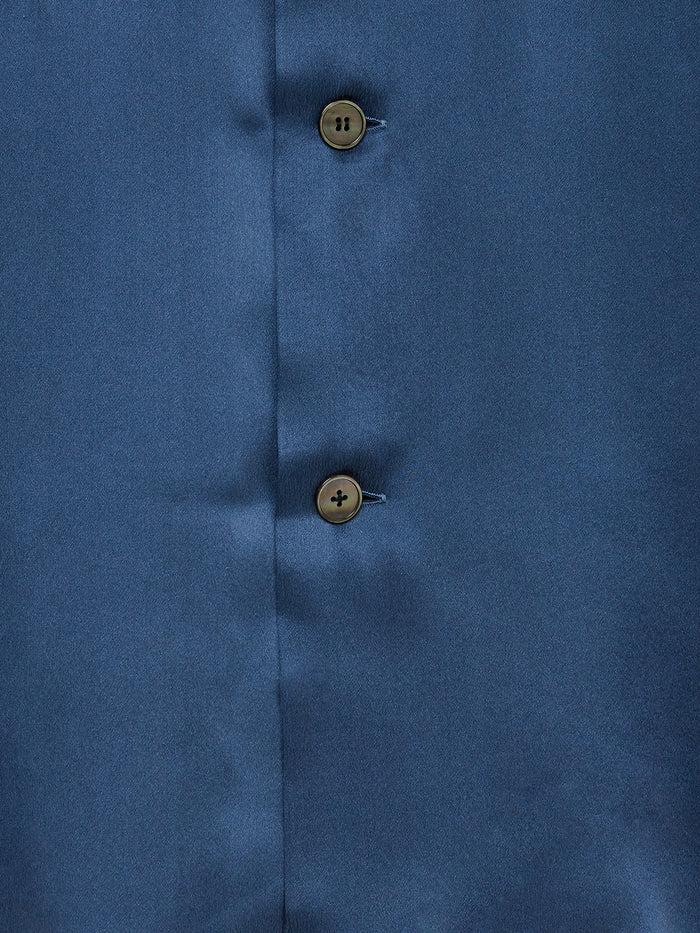 Connolly Blue Short Sleeve Silk Shirt