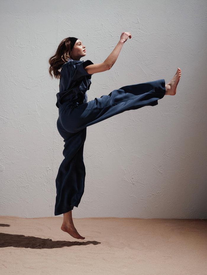 Connolly Blue Short Sleeve Silk Shirt