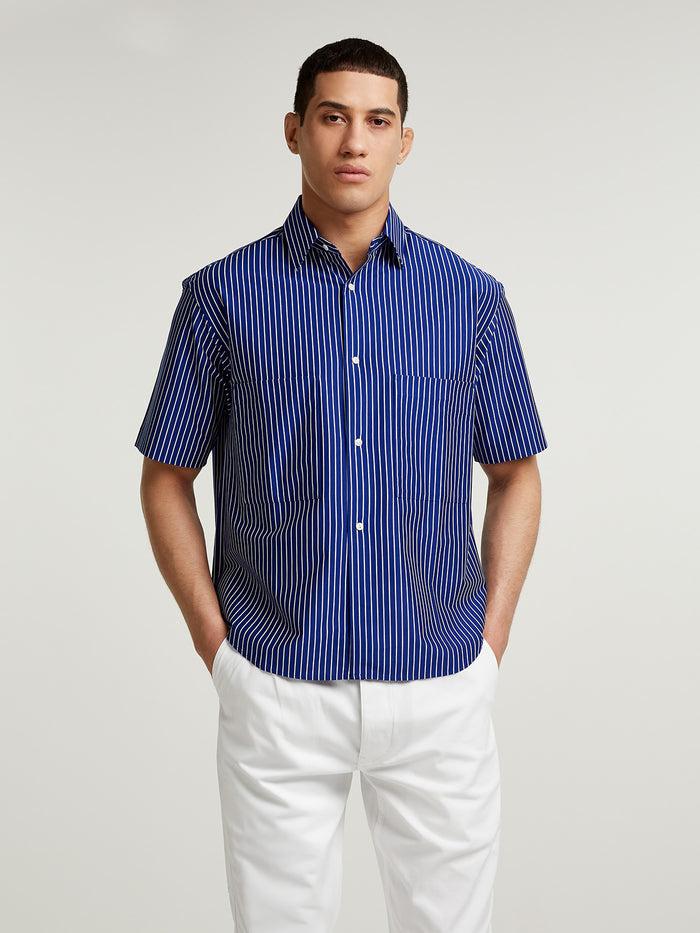 connolly Blue Stripe Short Sleeve Shirt
