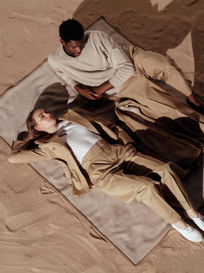 connolly Bone Venetian V Neck