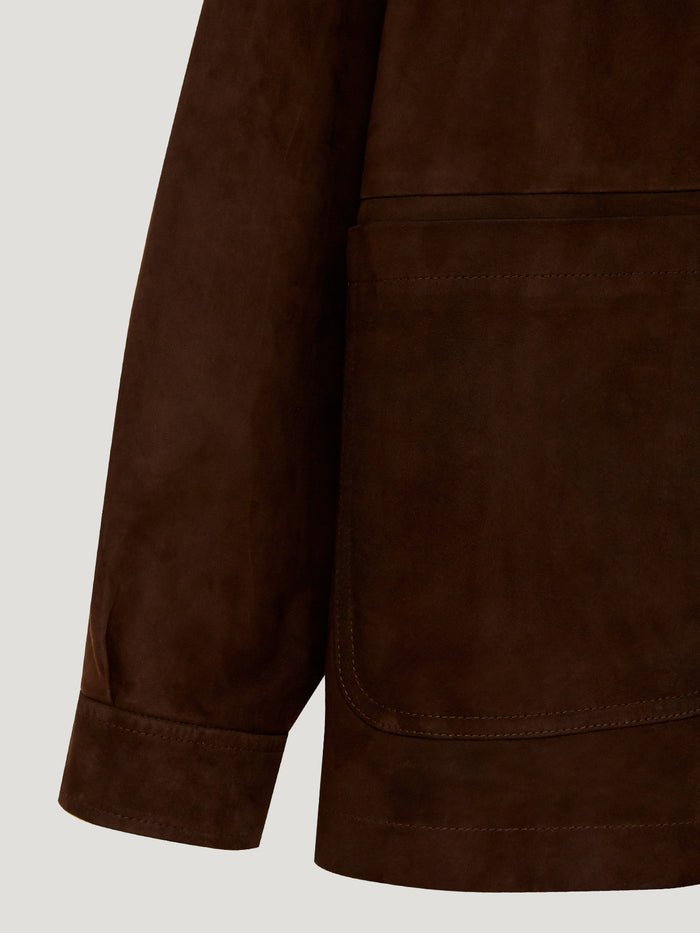 Connolly Brown Suede Over Shirt