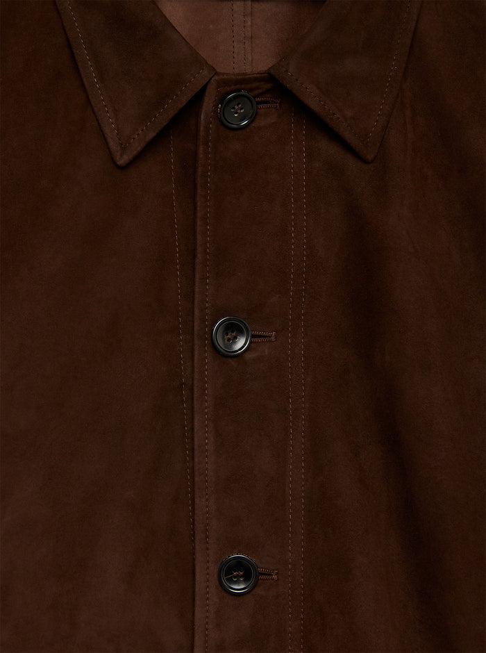 Connolly Brown Suede Over Shirt