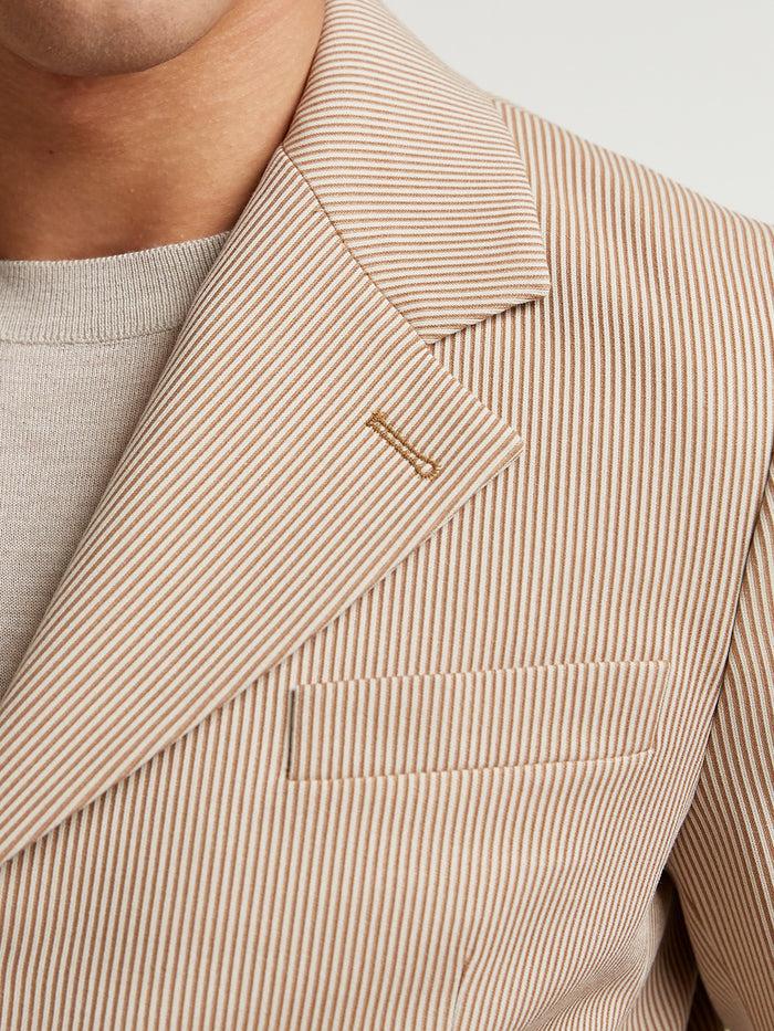 Connolly Camel Oxford Single Breasted Jacket