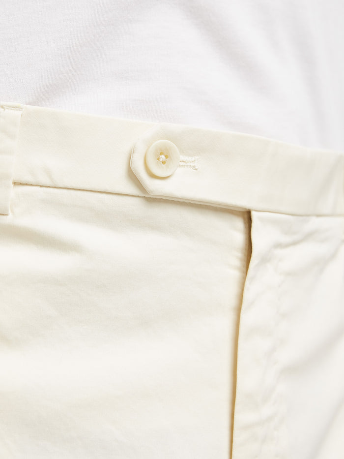 Connolly Ecru Cotton Comfort Trousers