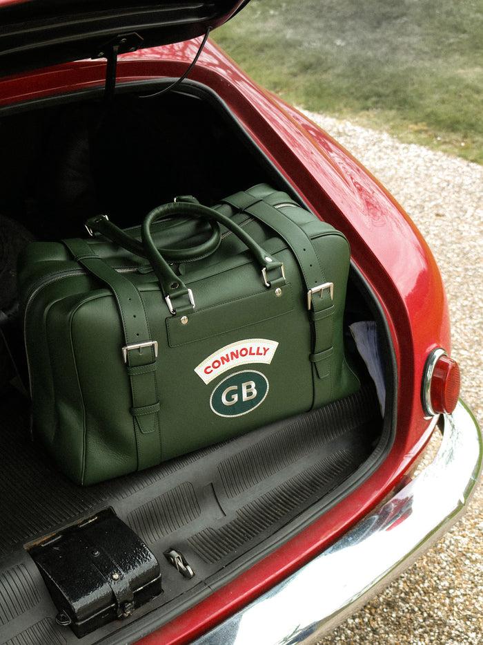 Connolly Green Sports Grip Bag With Badges